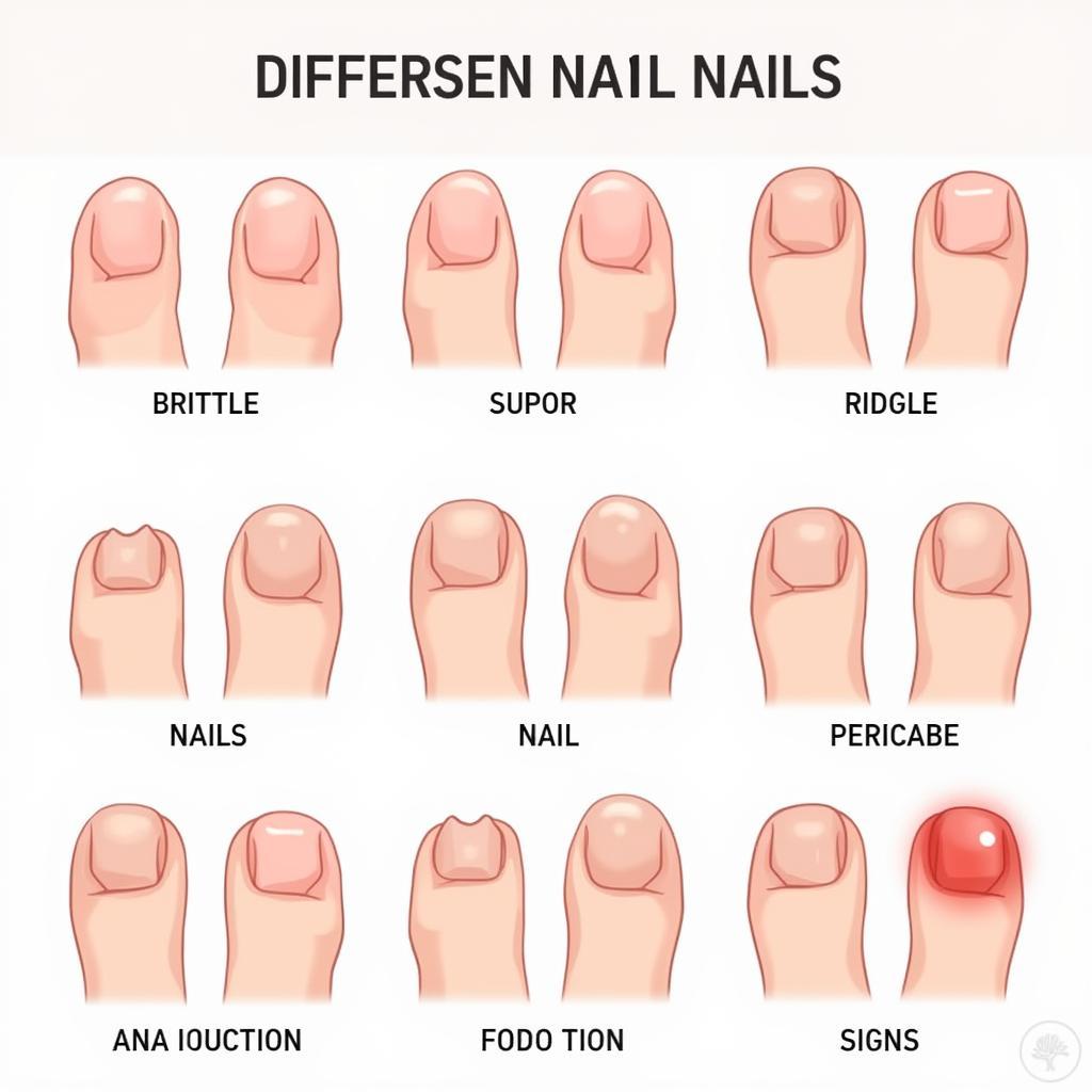 Various Nail Types and Conditions