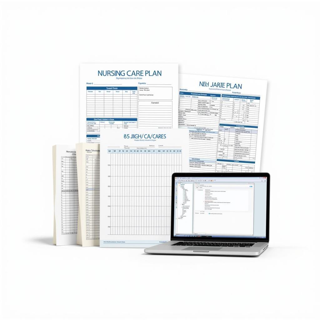 Variety of Nursing Care Plan Tools: Paper Charts, Templates, Software