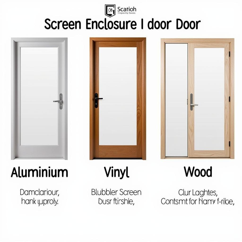 Comparing Screen Enclosure Door Materials