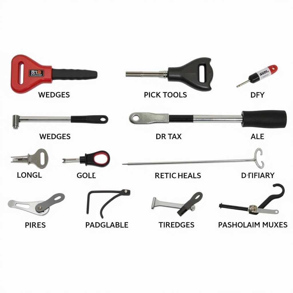 Different Types of Big Easy Car Unlock Tools