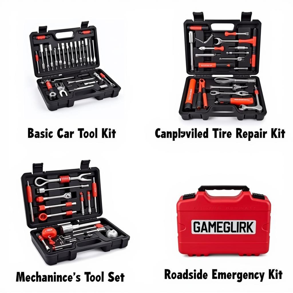 Variety of Car Tool Kits