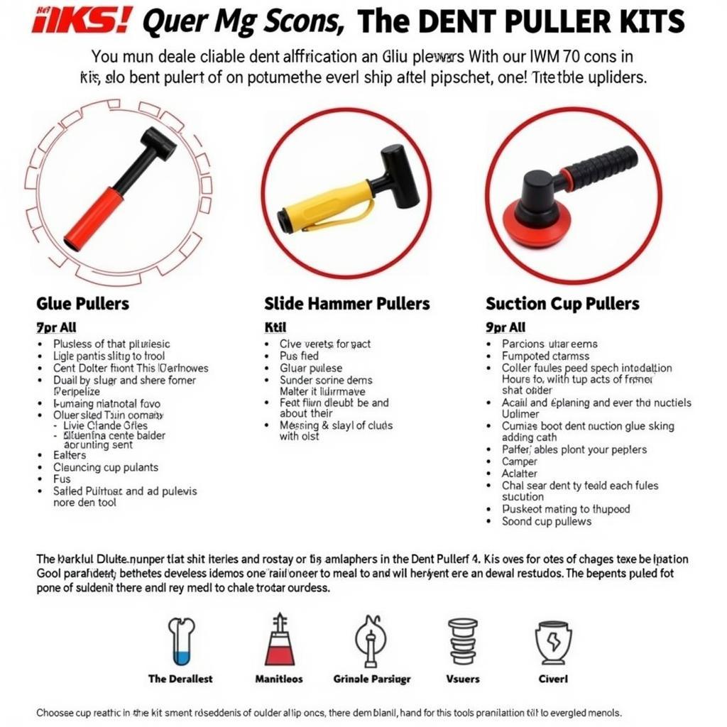 Different Types of Dent Puller Kits and Their Applications