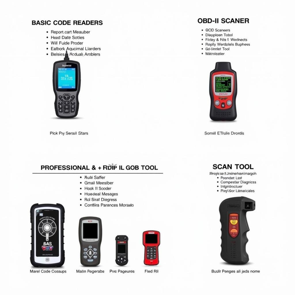 Variety of Car Diagnostic Tools Available