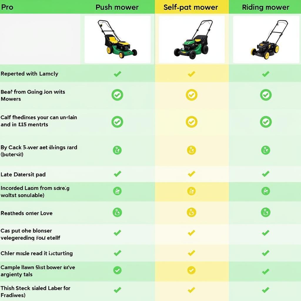 Different Types of Lawnmowers