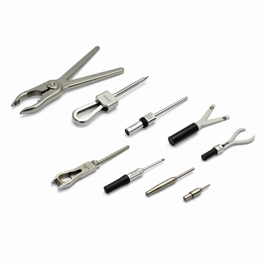 Various types of micro II car fuse pullers showcasing different designs and features