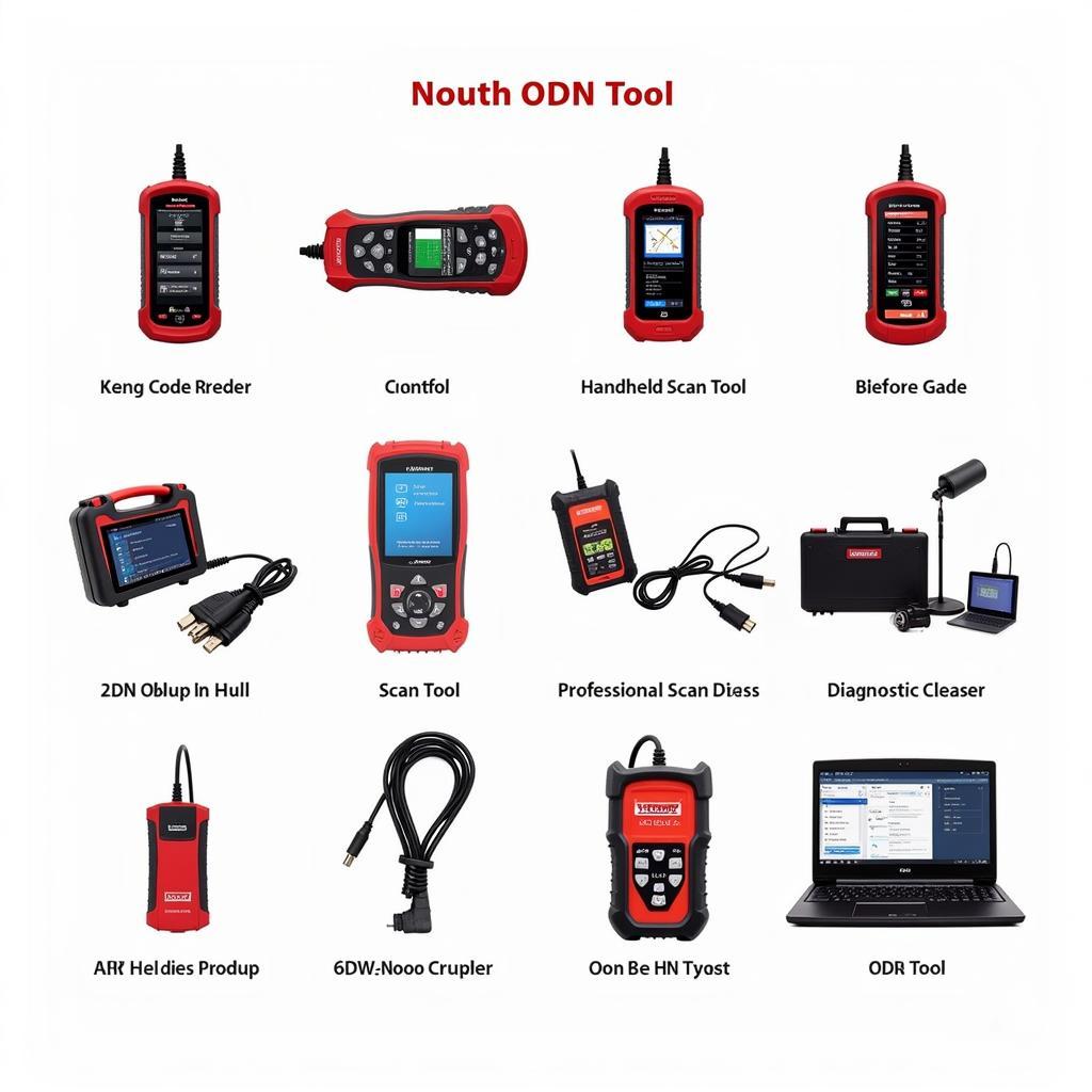 Various ODN Tool Car Diagnostic Devices Ranging from Basic Code Readers to Professional Scan Tools