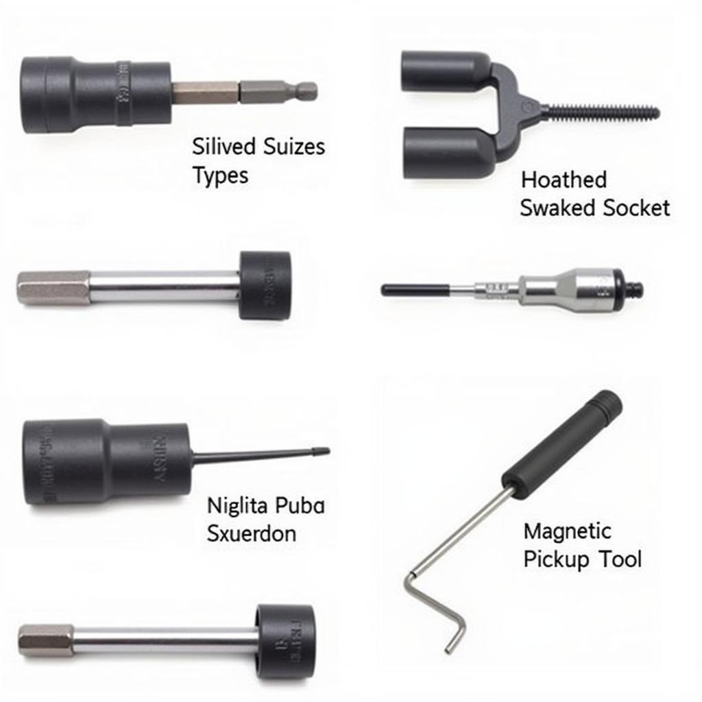 Various Spark Plug Removal Tools