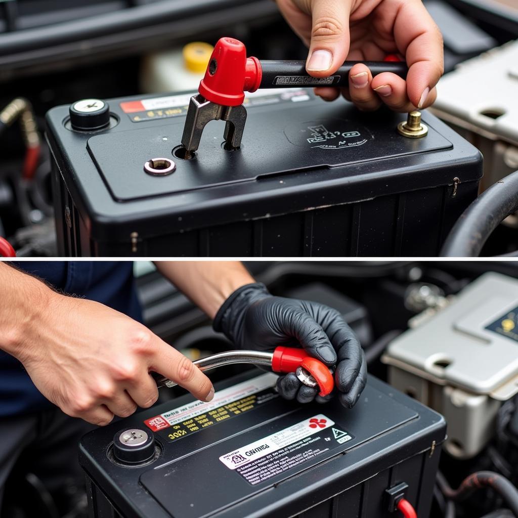 Disconnecting Car Battery Terminals