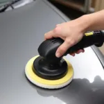 Dual Action Polisher in Use for Paint Correction