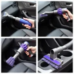 Dyson Car Cleaning Tools in Action