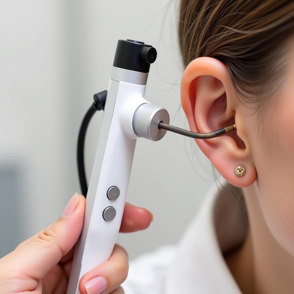 Ear Endoscope with Camera for Viewing Ear Canal