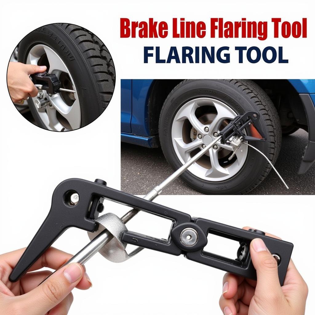 Using the Eastwood Brake Line Flaring Tool on a Car