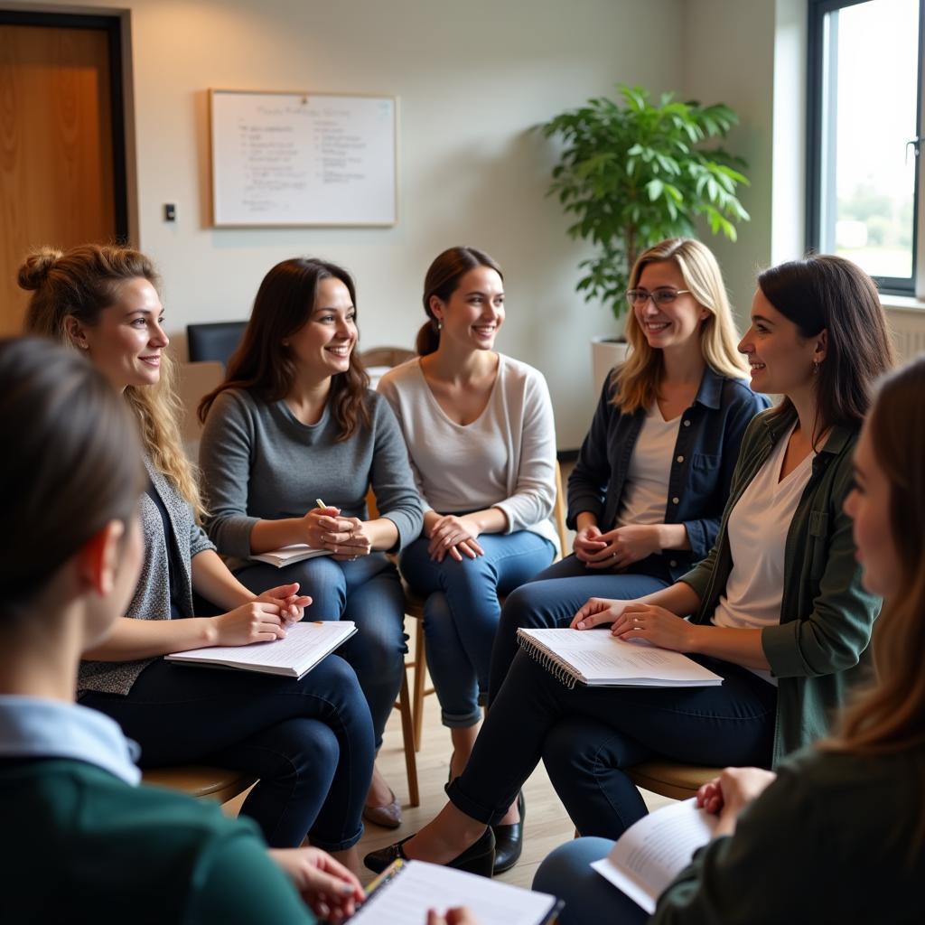 Educators in a Support Group Meeting