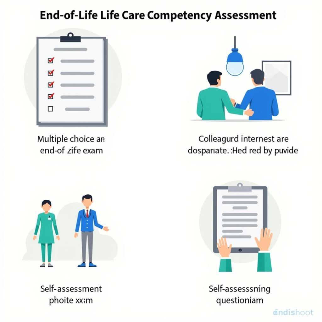 Different methods of end-of-life care competency assessment