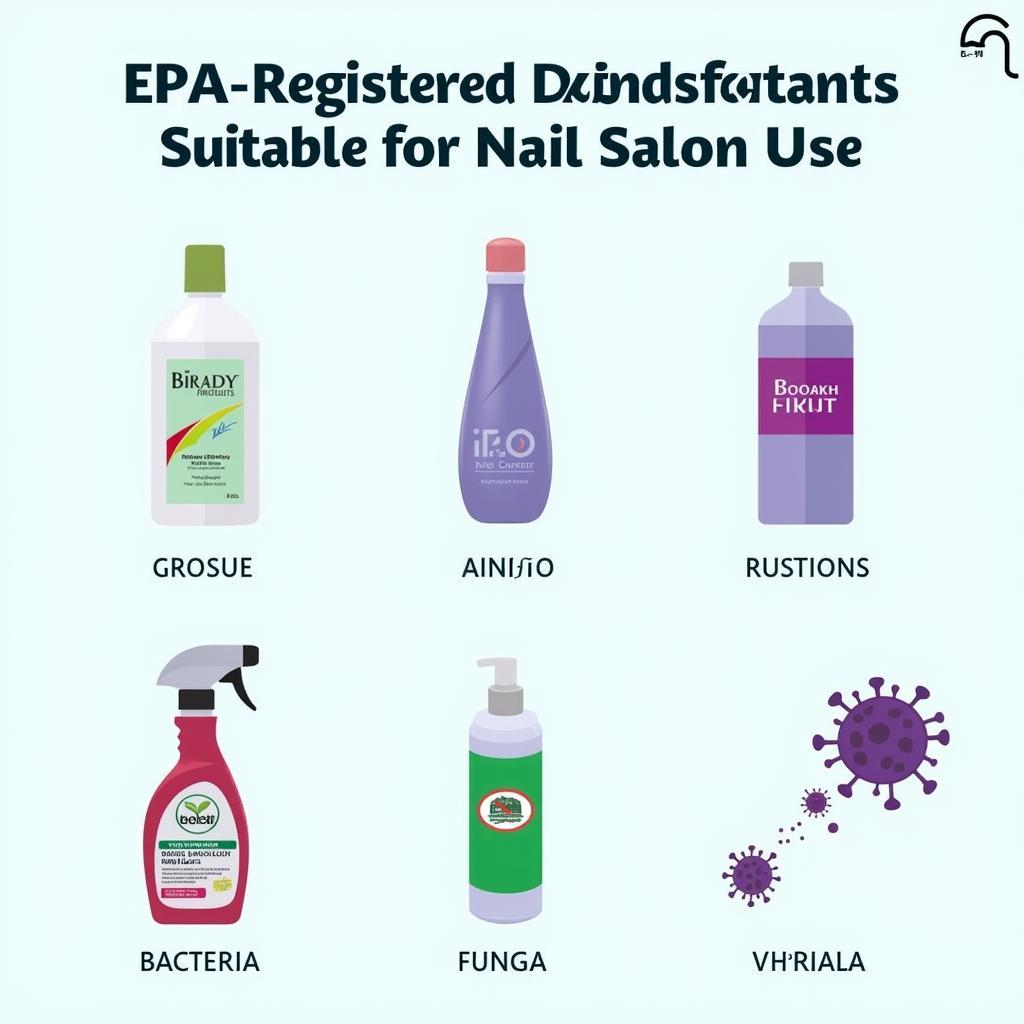 EPA Registered Disinfectant for Nail Tools