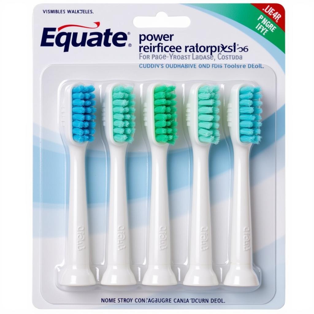 Equate Power Toothbrush Replacement Heads