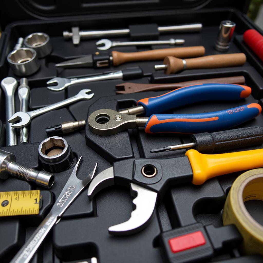 Essential Car Tools in a Kit