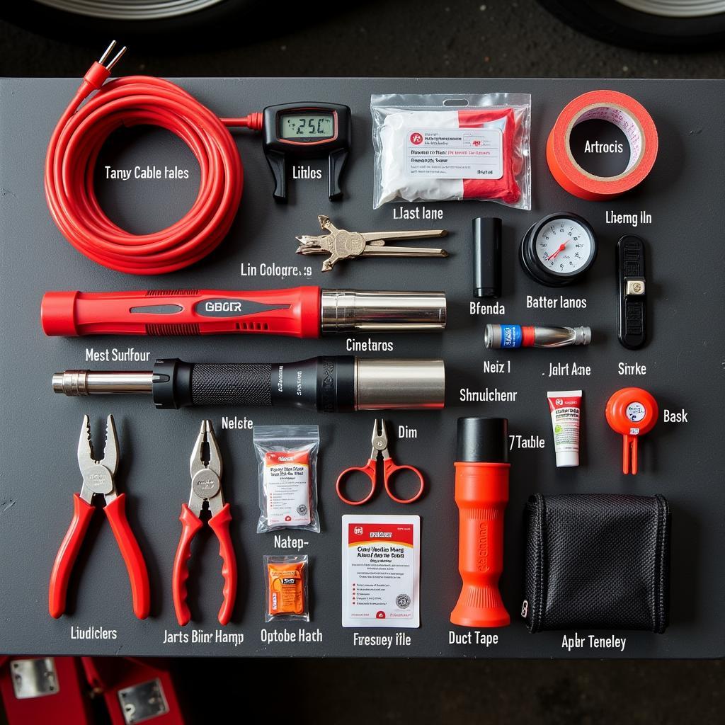 Essential Items in an Emergency Car Tools Kit