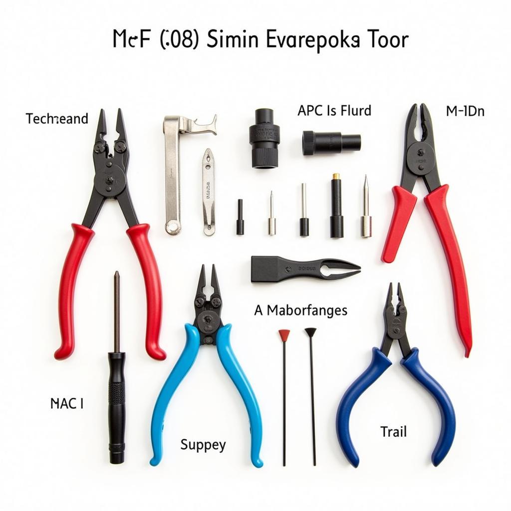 Essential Tools in a European Car Electrical Terminal Tool Kit