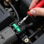 European Car Electrical Terminal Tool Kit in Use