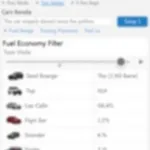 Filtering Cars by Fuel Economy