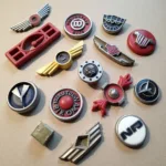 Finished car parts made from candy molds