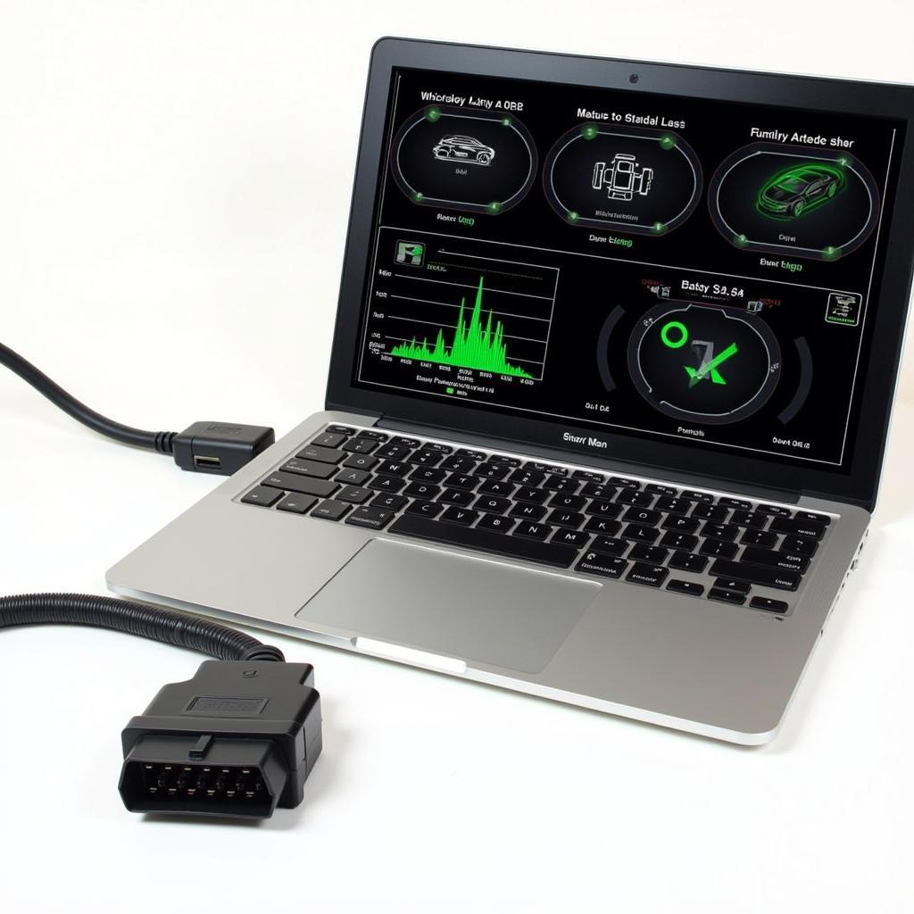 Free OBD2 Software on Laptop