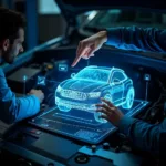 Future of Car Diagnostics Hologram