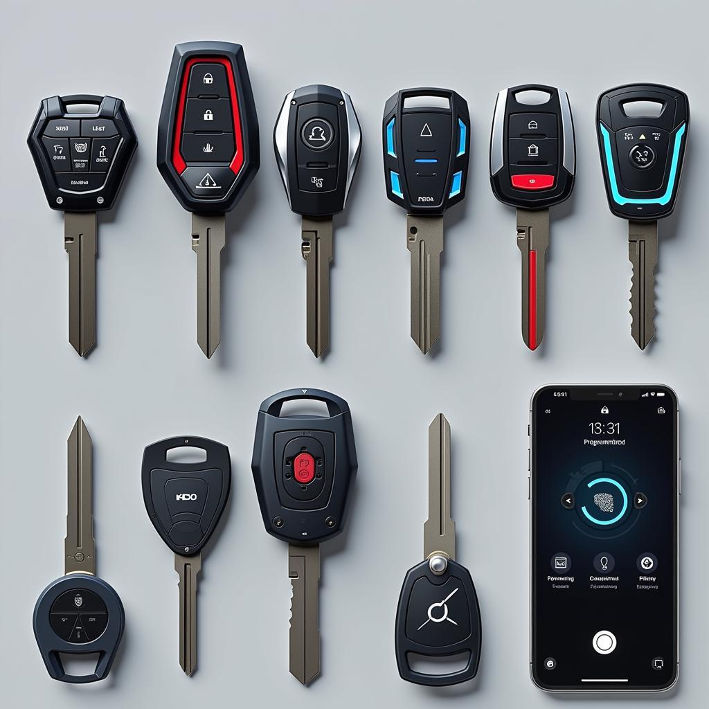 Advanced car key technologies.