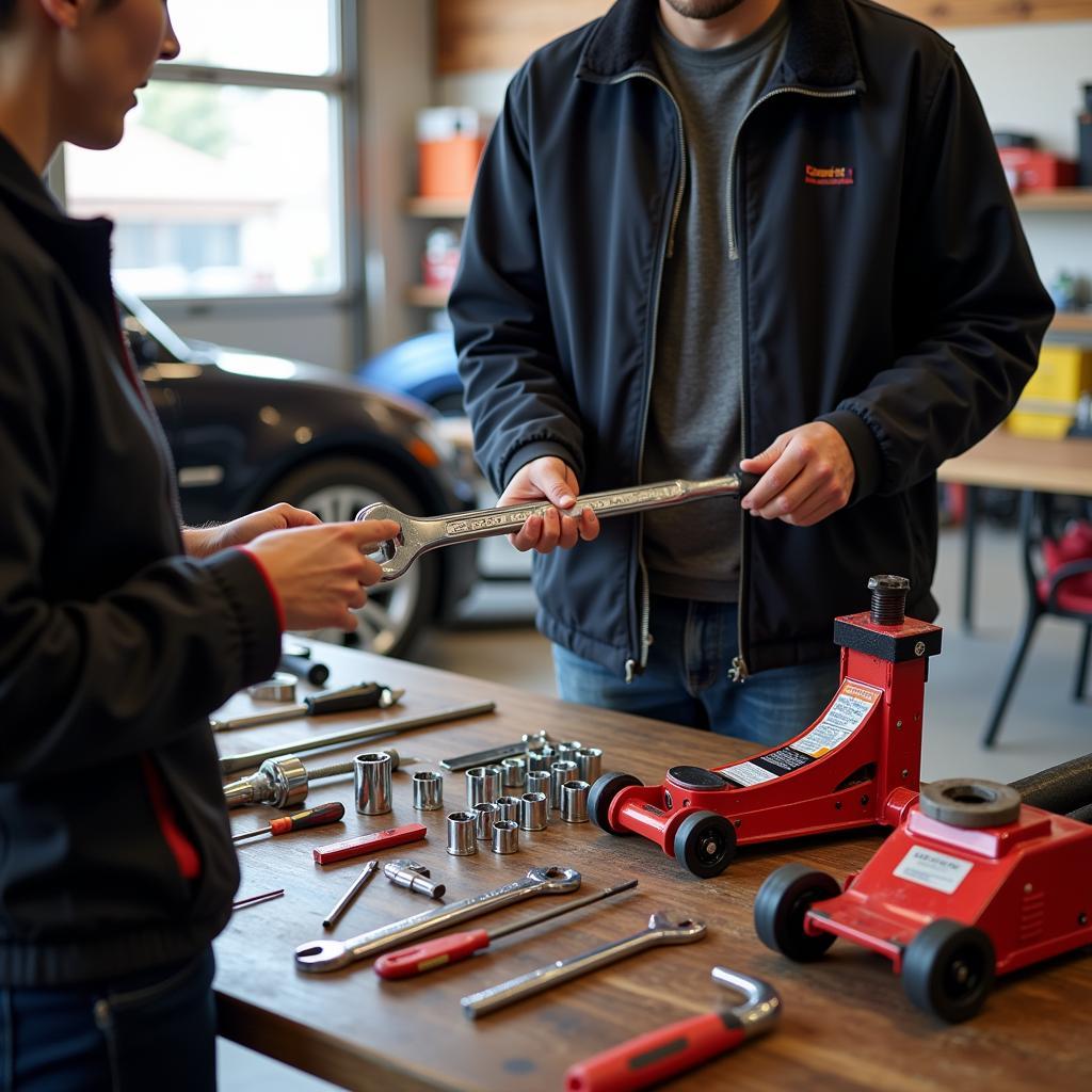 Finding Cheap Car Tools at a Garage Sale