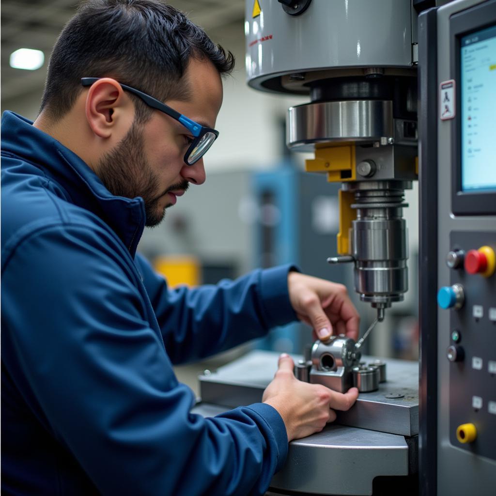 Godrej Tooling Machinist Operating CNC Machine