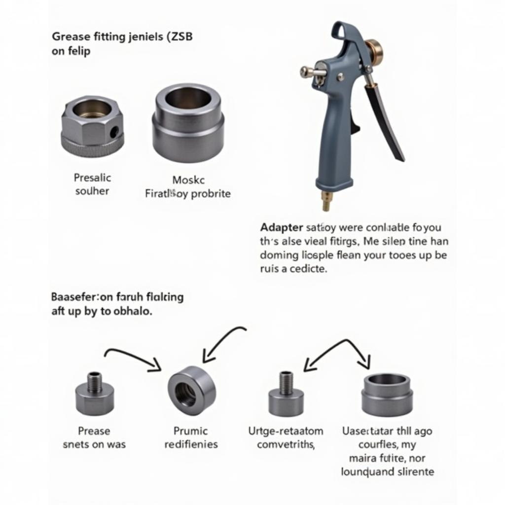 Various Grease Fittings and Adapters