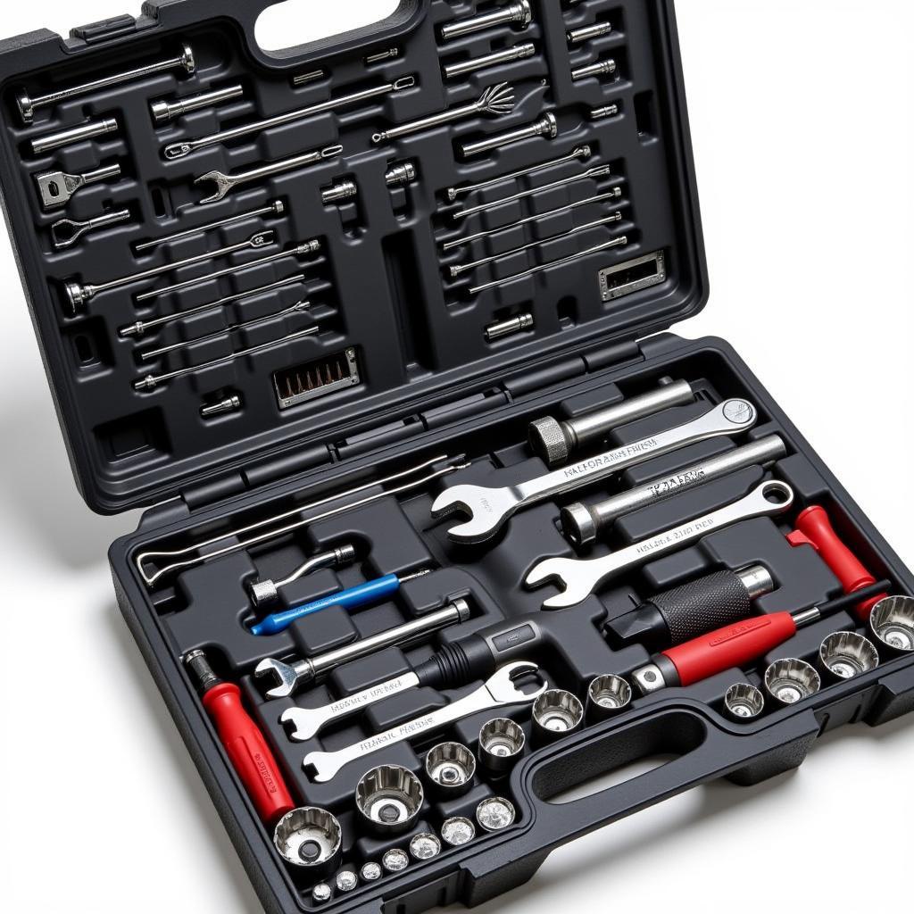 Halfords 120 Piece Tool Set Contents