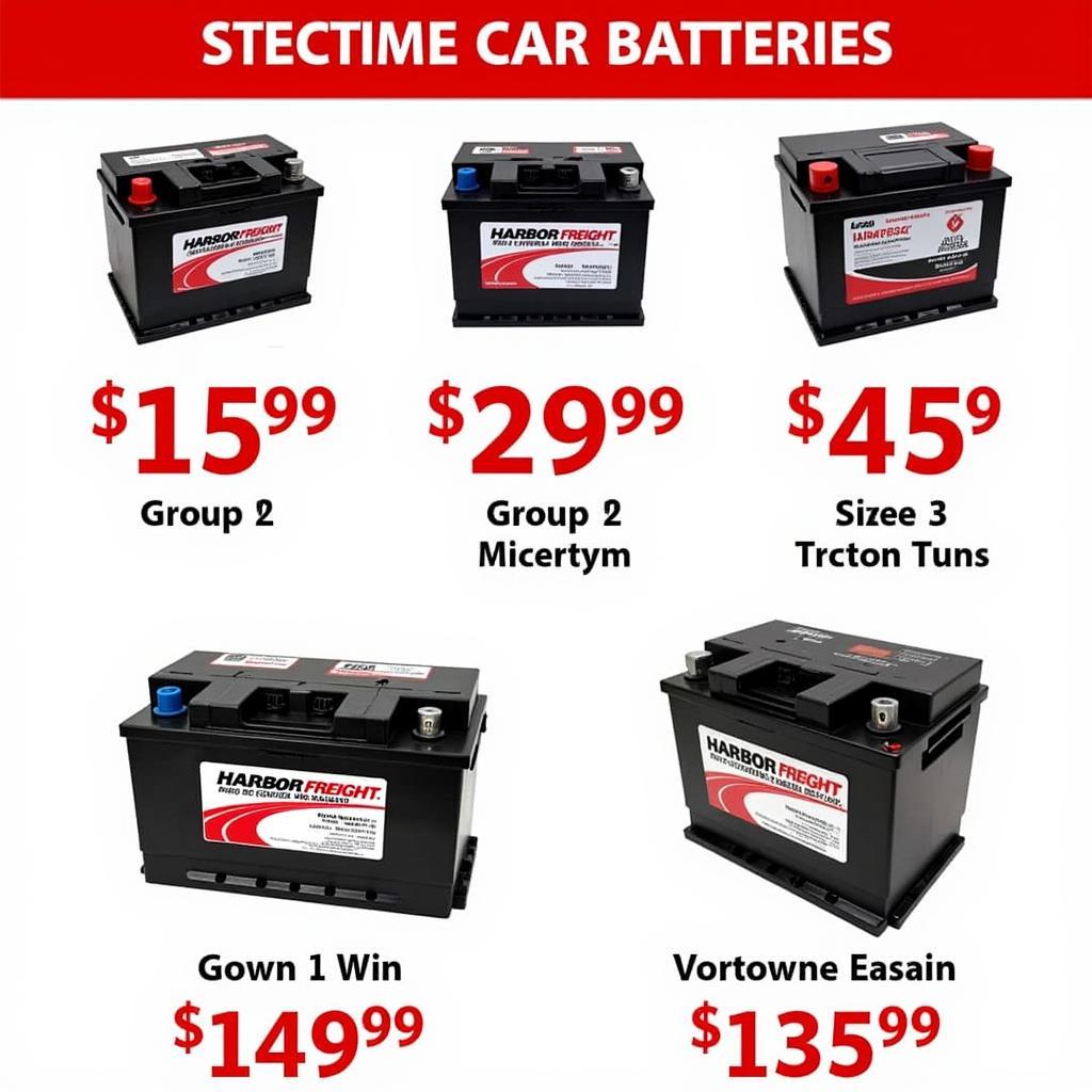 Harbor Freight Battery Selection