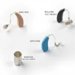 Hearing Aid Care Kit with Labeled Tools