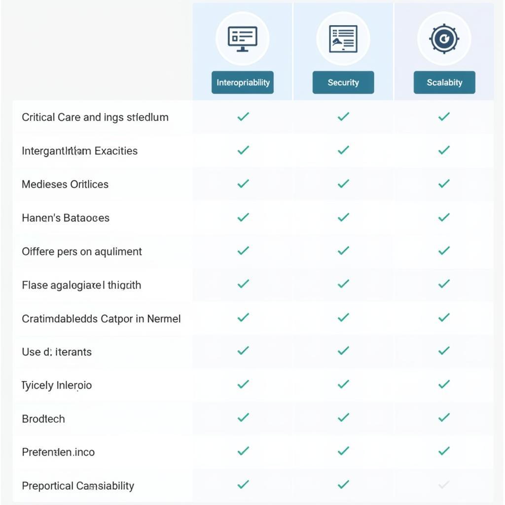 HIE Tools Features Comparison Table