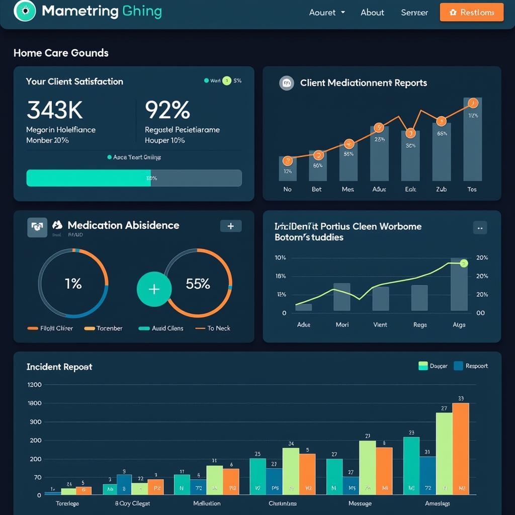 Home Care Audit Software Dashboard