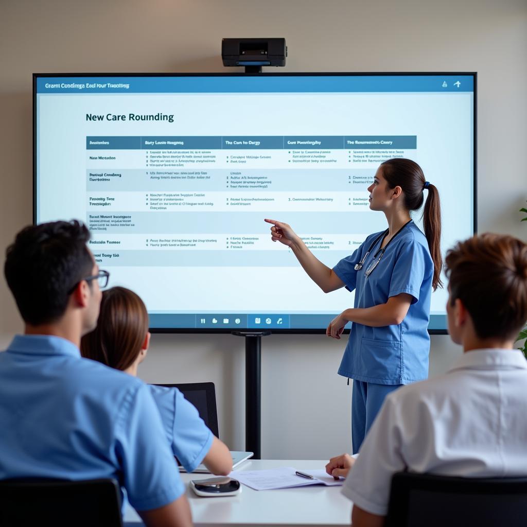 Hospital Staff Training on Care Rounding Tool