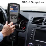 Houzetek OBD2 Scanner Connected to a Car