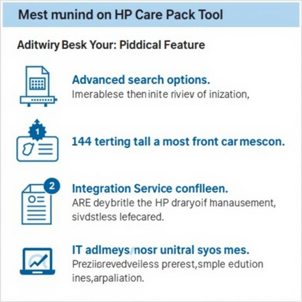 HP Care Pack Tool Advanced Features