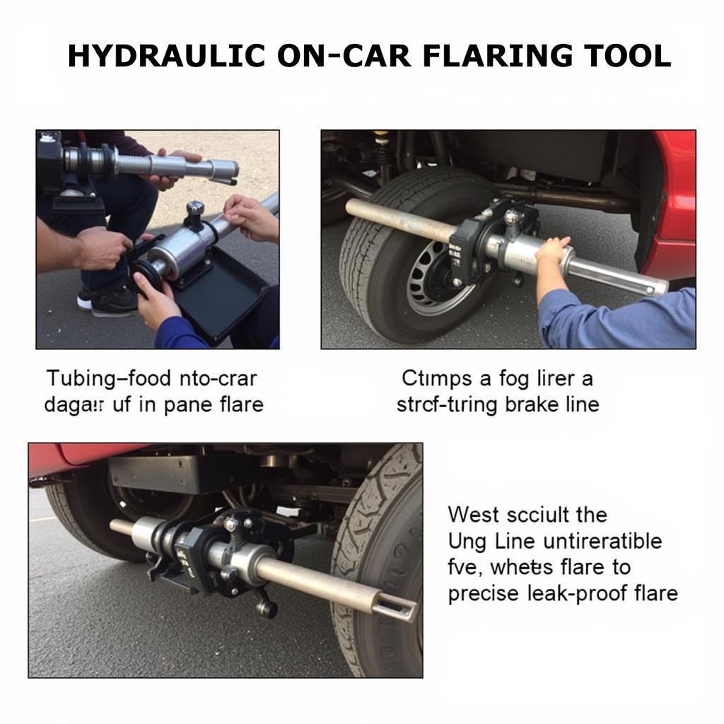 Hydraulic On-Car Flaring Tool in Action