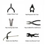 Types of Import Car Brake Clip Tools