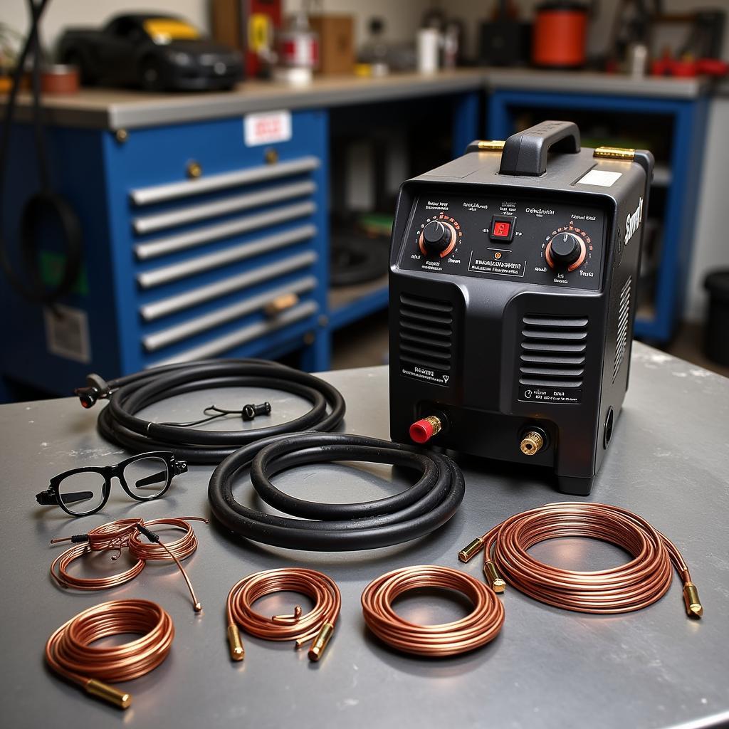 Induction heating tool kit for car repair