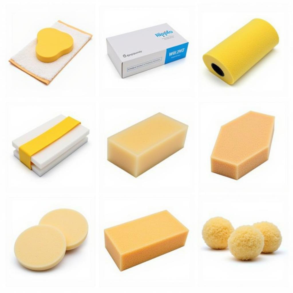 Foam and Microfiber Applicators for Car Waxing