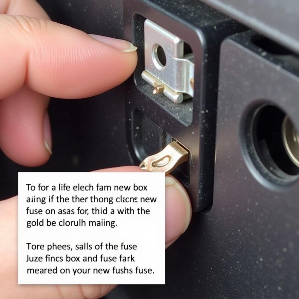 Installing a New Fuse