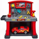 Interactive Cars Rolling Toy Tool Bench with Electronic Tools