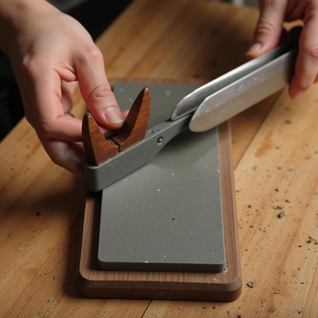 Sharpening Japanese Woodworking Tools with Water Stones