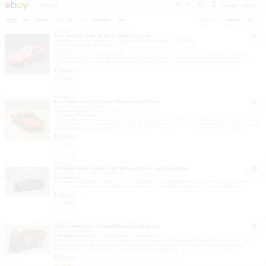 Jim's Diecast Cars on Online Marketplace