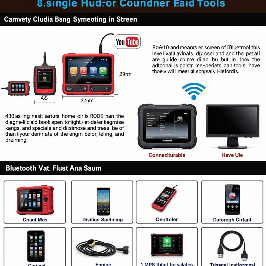 Various Diagnostic Tools Displaying Key Features