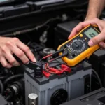 Testing Car Battery with Klein Tools MM100